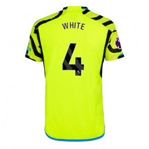 Arsenal Benjamin White #4 Replica Away Stadium Shirt 2023-24 Short Sleeve